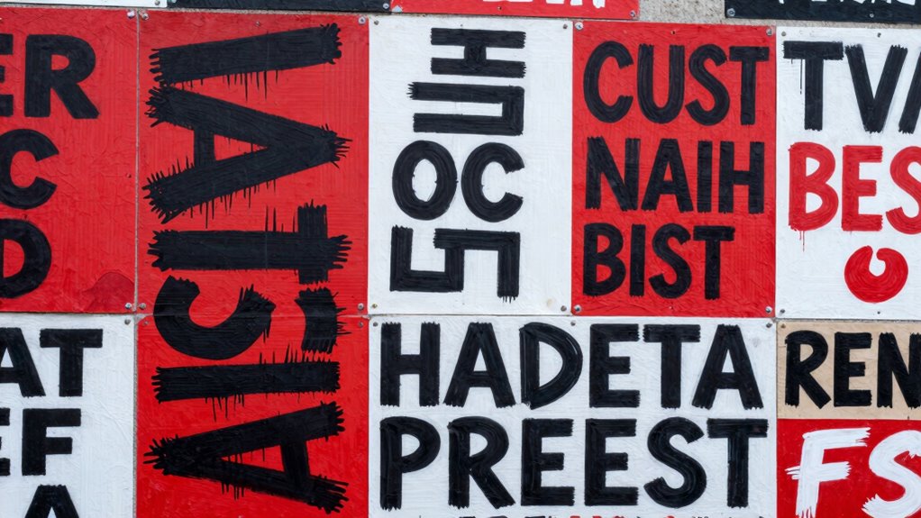 typography amplifies cultural resistance