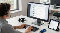 Customer service + BPO. The operational-scale displacement.