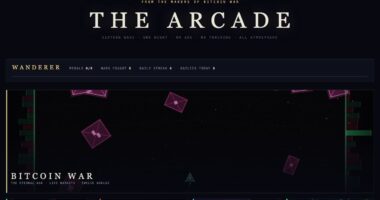 Bitcoin War — live battlefield visualization of the BTC/USDT tape