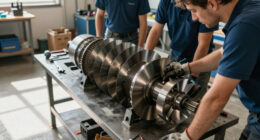What’s Behind The Rotor In “TURBINE — WERK 9”?